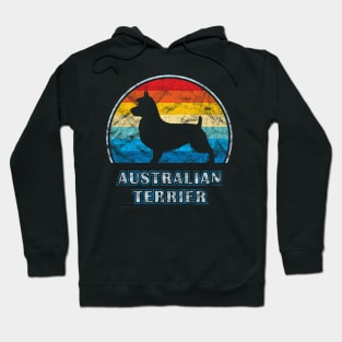 Australian Terrier Vintage Design Dog Hoodie